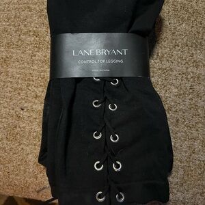 Lane Bryant Black Control Top Leggings